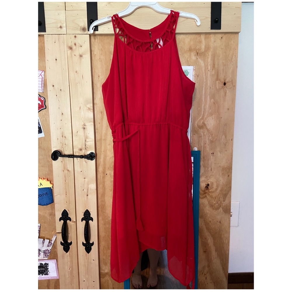 Red dress